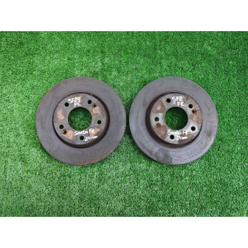 Диск тормозной передний HYUNDAI SANTA FE (SM) 2000-2006